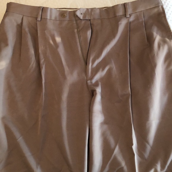 Khaki dress pants. Stain resistant material. - Picture 2 of 4